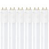 Luxrite T8 LED Tube Light Bulbs 11W (17W Equivalent) 1100LM 6500K Daylight Type A+B G13 Base 6-Pack LR34074-6PK